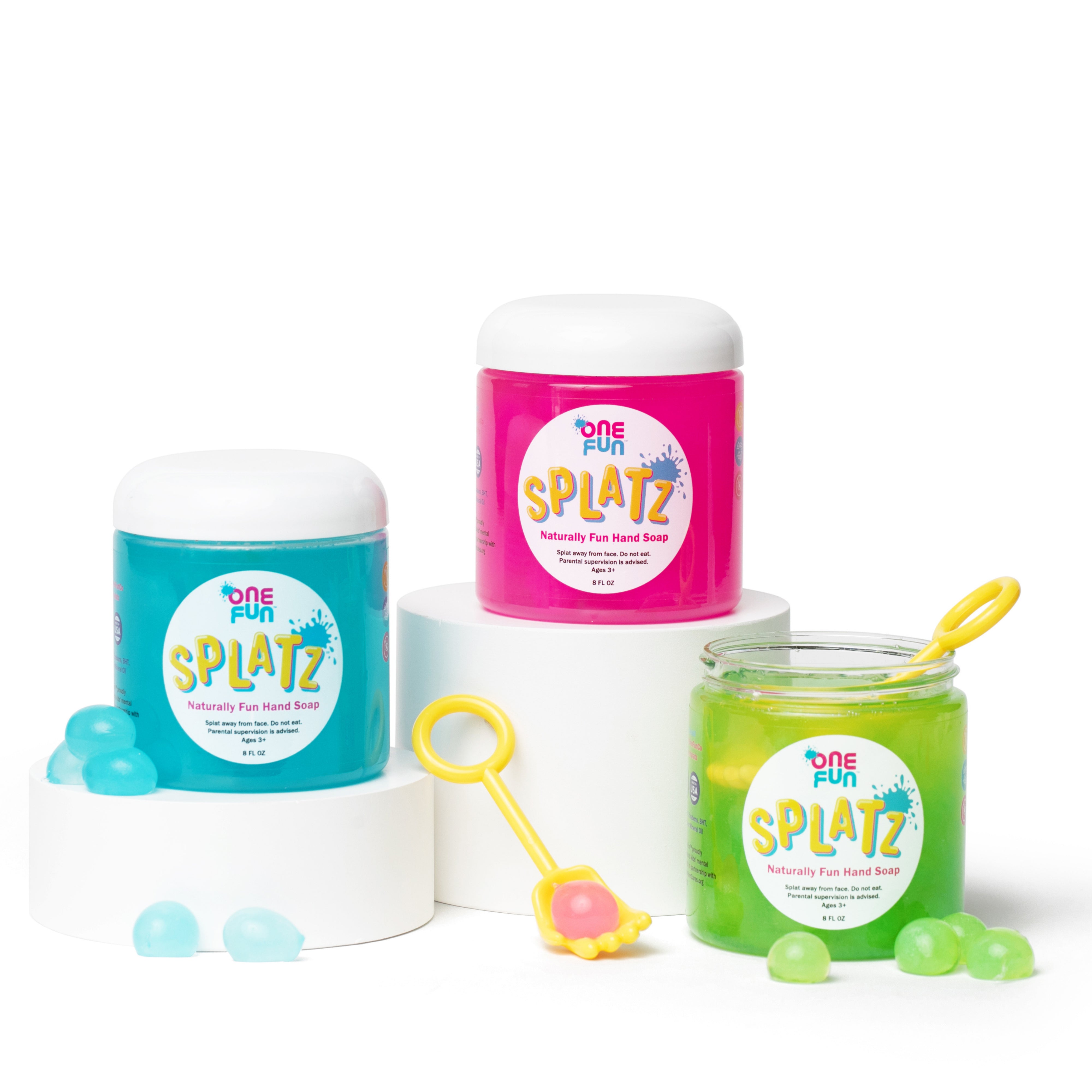 Splatz  Kids Soap - Popping Soap for Kids - Natural & Organic – One Fun  Company
